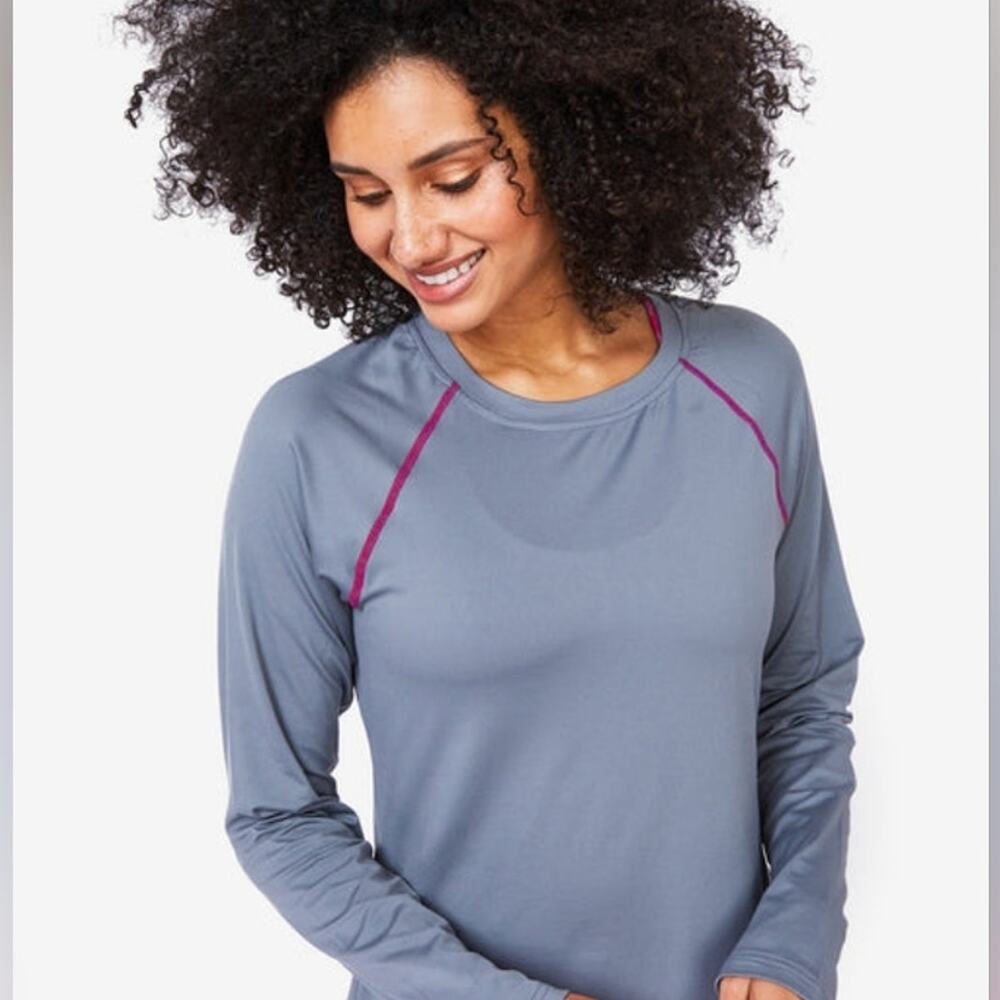 Terez - WorkIt Train Workout Long Sleeve Shirt - Size Medium